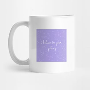 BTS Namjoon tweet "i believe in your galaxy" Mug